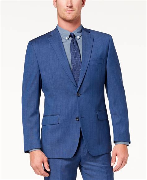 michael kors postman blue suit|Michael Kors Blue Men's Suits .